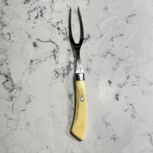 VINTAGE Crown Awards STEAK AND RIB
Fork Bakelite Handle Micro Honed‎ Made Japan